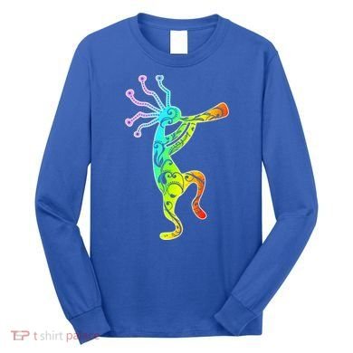 Native American Kokopelli Flute Gift Long Sleeve Shirt