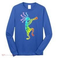 Native American Kokopelli Flute Gift Long Sleeve Shirt thumb 0
