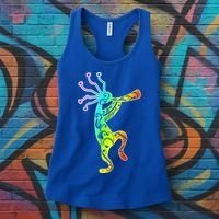 Native American Kokopelli Flute Gift Women's Tank Top thumb 3
