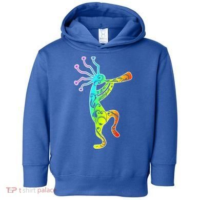 Native American Kokopelli Flute Gift Toddler Hoodie