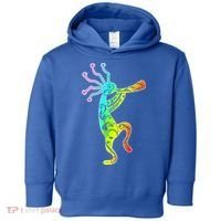 Native American Kokopelli Flute Gift Toddler Hoodie thumb 0