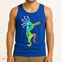 Native American Kokopelli Flute Gift Tank Top thumb 3