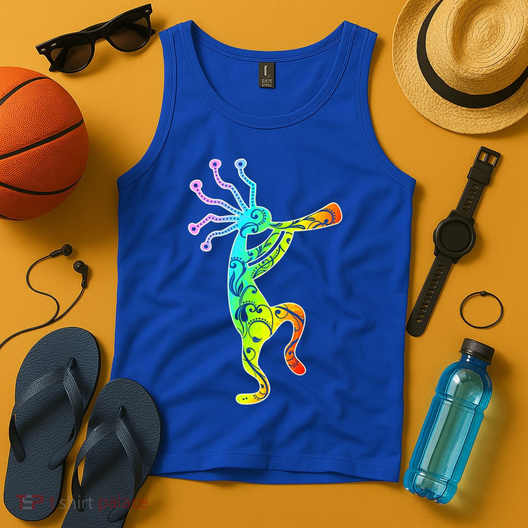 Native American Kokopelli Flute Gift Tank Top