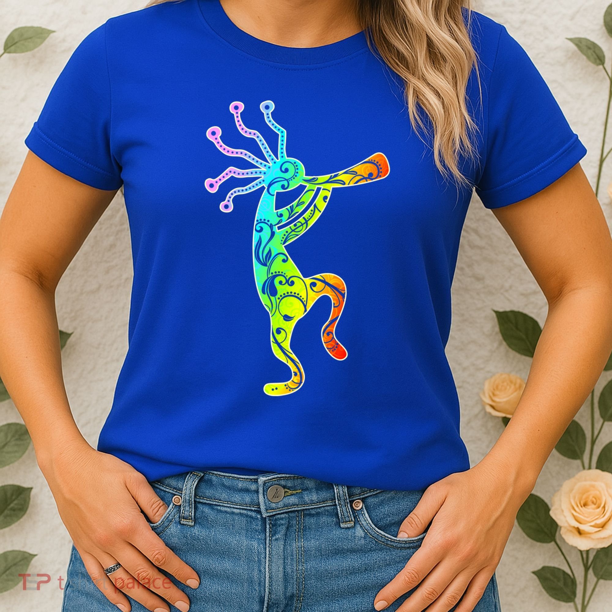 Native American Kokopelli Flute Gift Women's T-Shirt
