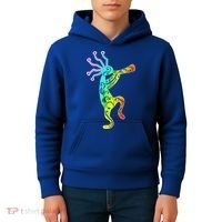 Native American Kokopelli Flute Gift Kids Hoodie thumb 4