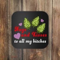 Nugs And Kisses To All My Bitches Coaster thumb 0