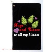 Nugs And Kisses To All My Bitches Golf Towel thumb 0