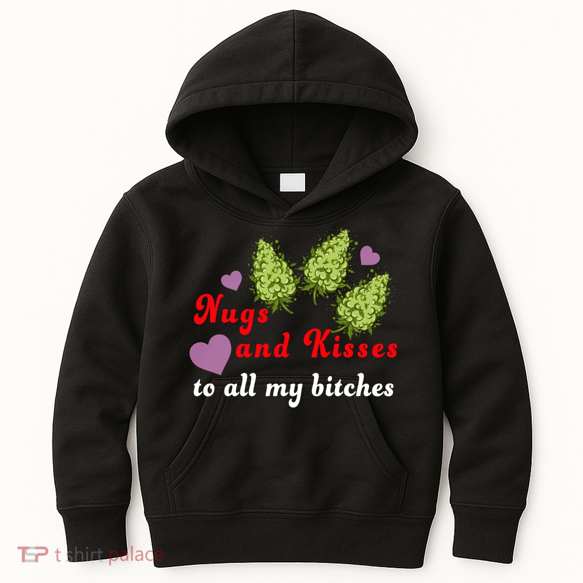 Nugs And Kisses To All My Bitches Kids Hoodie