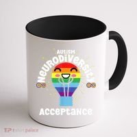 Neurodiversity Acceptance Kawaii Encourage Diversity Coffee Mug thumb 1