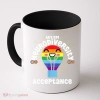 Neurodiversity Acceptance Kawaii Encourage Diversity Coffee Mug thumb 0
