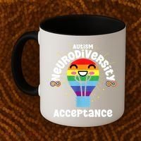 Neurodiversity Acceptance Kawaii Encourage Diversity Coffee Mug thumb 2