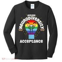 Neurodiversity Acceptance Kawaii Encourage Diversity Kids Long Sleeve Shirt thumb 0