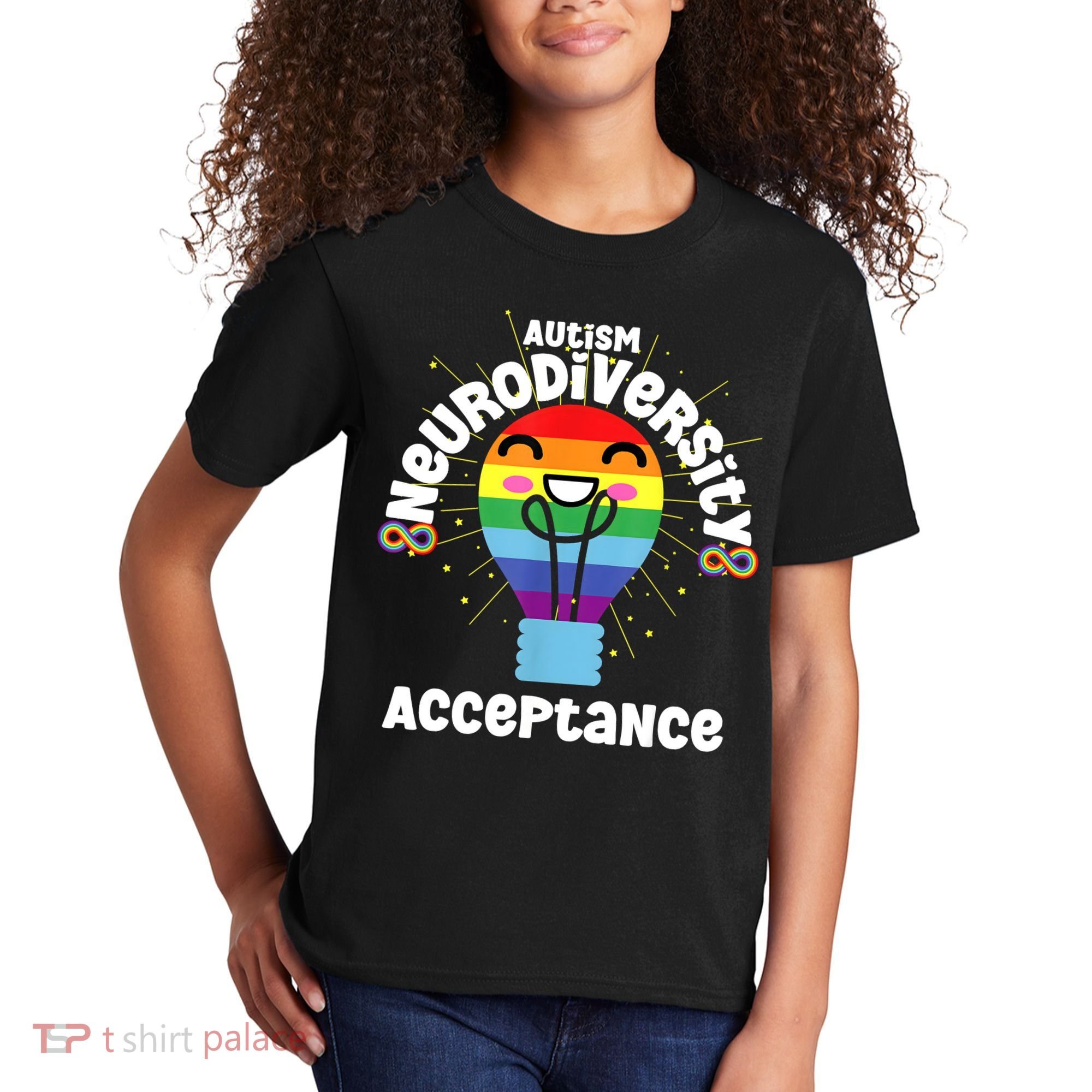Neurodiversity Acceptance Kawaii Encourage Diversity Kids T-Shirt