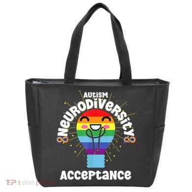 Neurodiversity Acceptance Kawaii Encourage Diversity Tote Bag