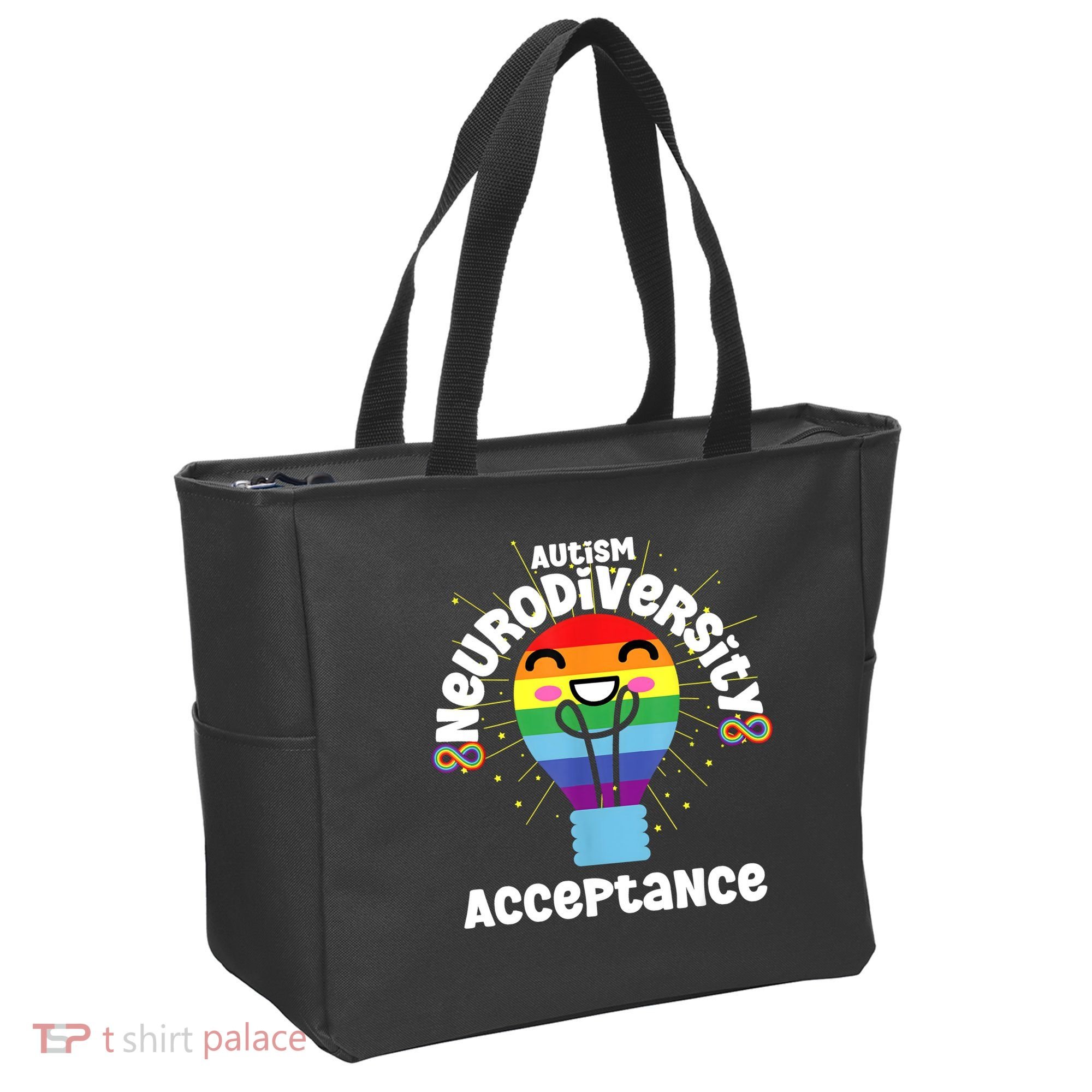 Neurodiversity Acceptance Kawaii Encourage Diversity Tote Bag