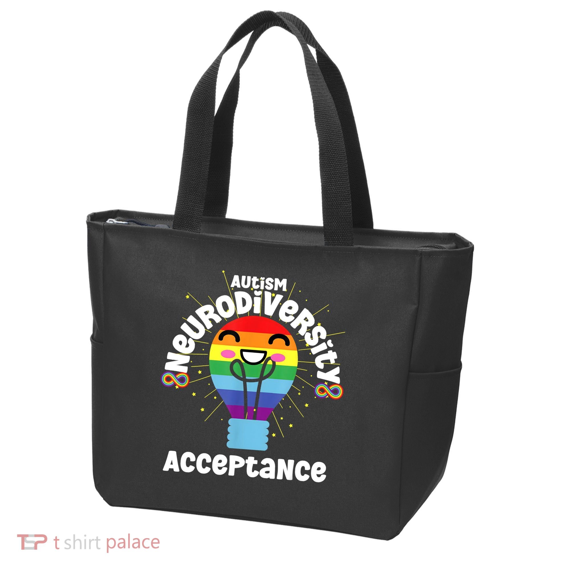 Neurodiversity Acceptance Kawaii Encourage Diversity Tote Bag