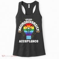 Neurodiversity Acceptance Kawaii Encourage Diversity Women's Tank Top thumb 0