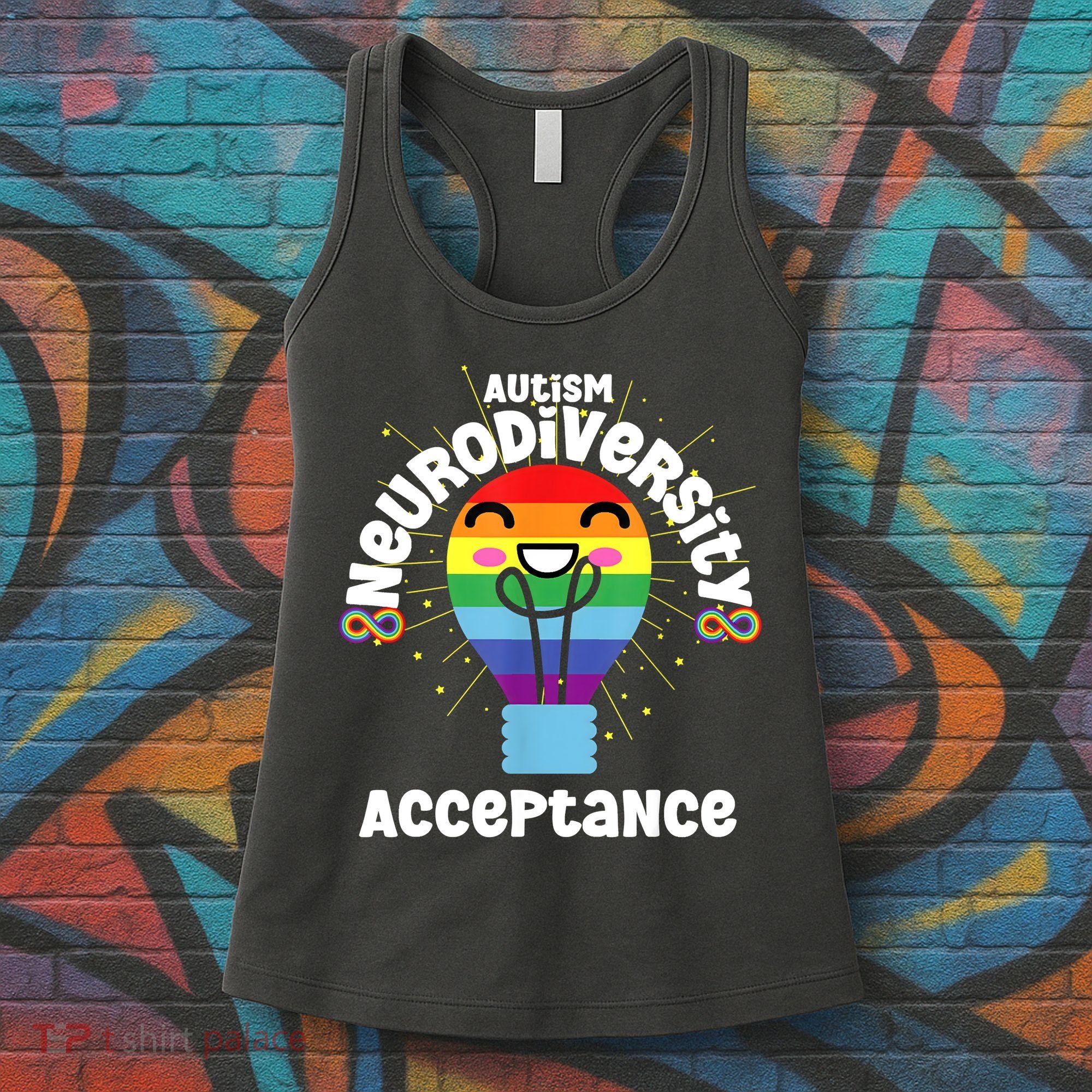 Neurodiversity Acceptance Kawaii Encourage Diversity Women's Tank Top