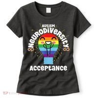Neurodiversity Acceptance Kawaii Encourage Diversity Women's T-Shirt thumb 0