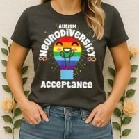 Neurodiversity Acceptance Kawaii Encourage Diversity Women's T-Shirt thumb 2
