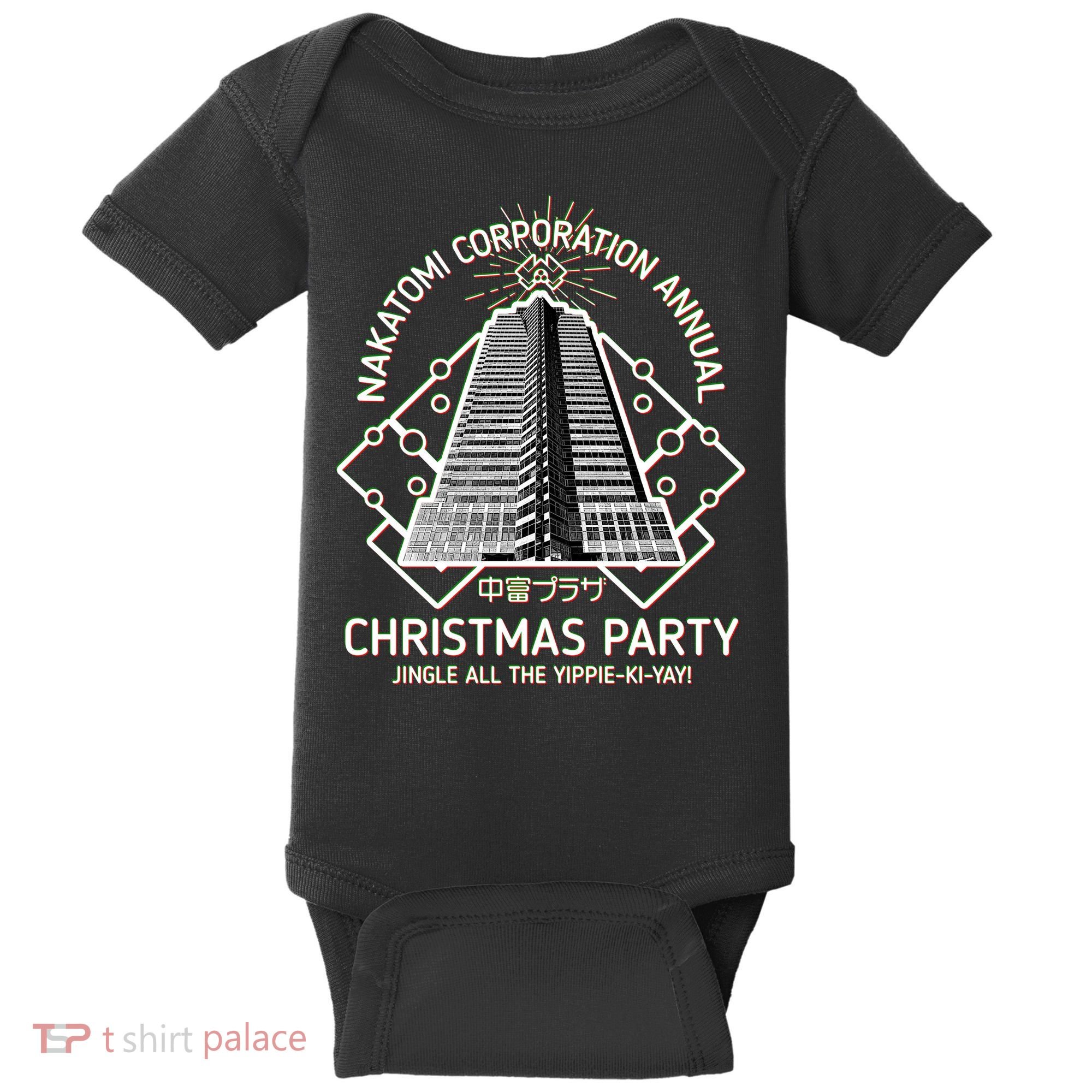 Nakatomi Corporation Annual Christmas Party Baby Bodysuit