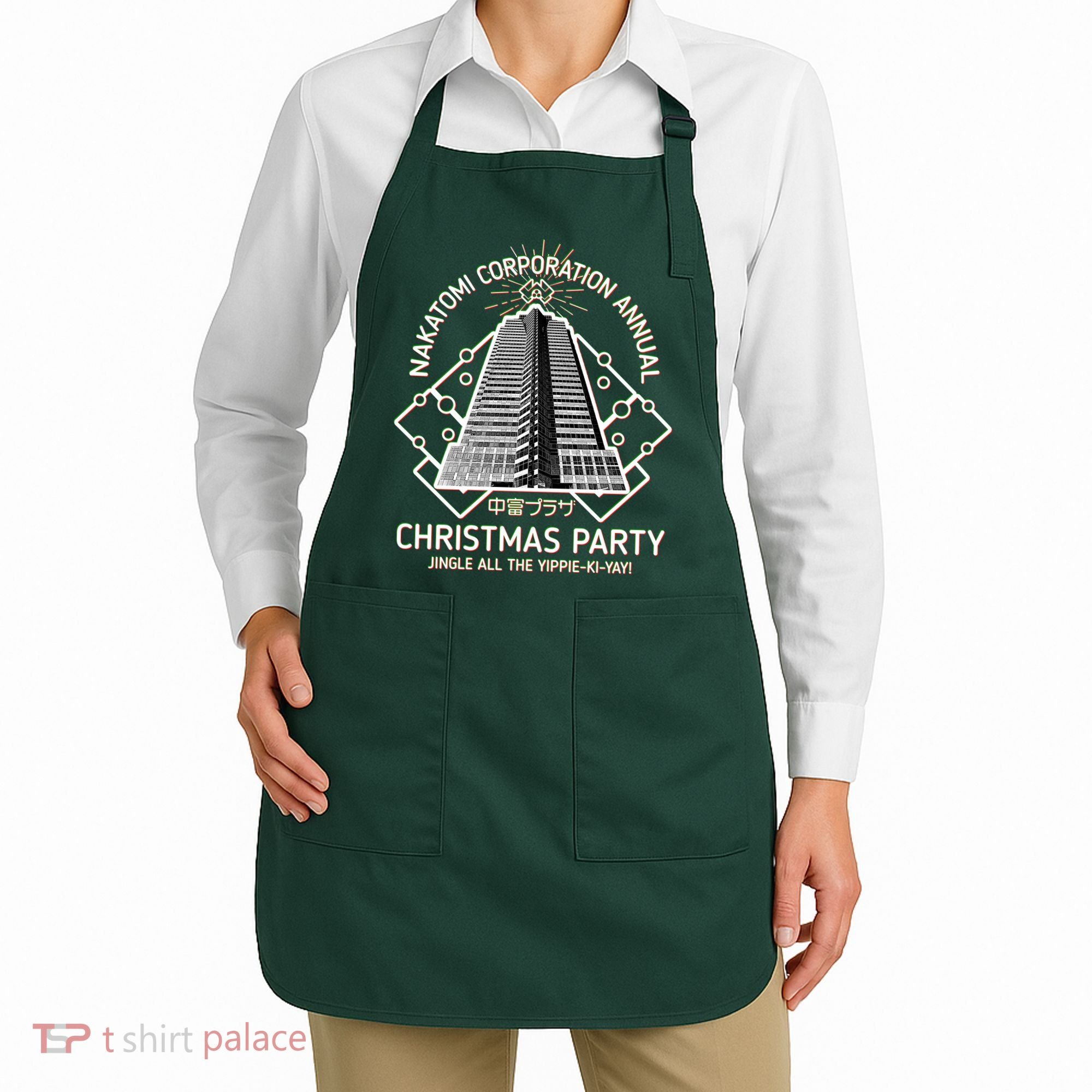 Nakatomi Corporation Annual Christmas Party Apron