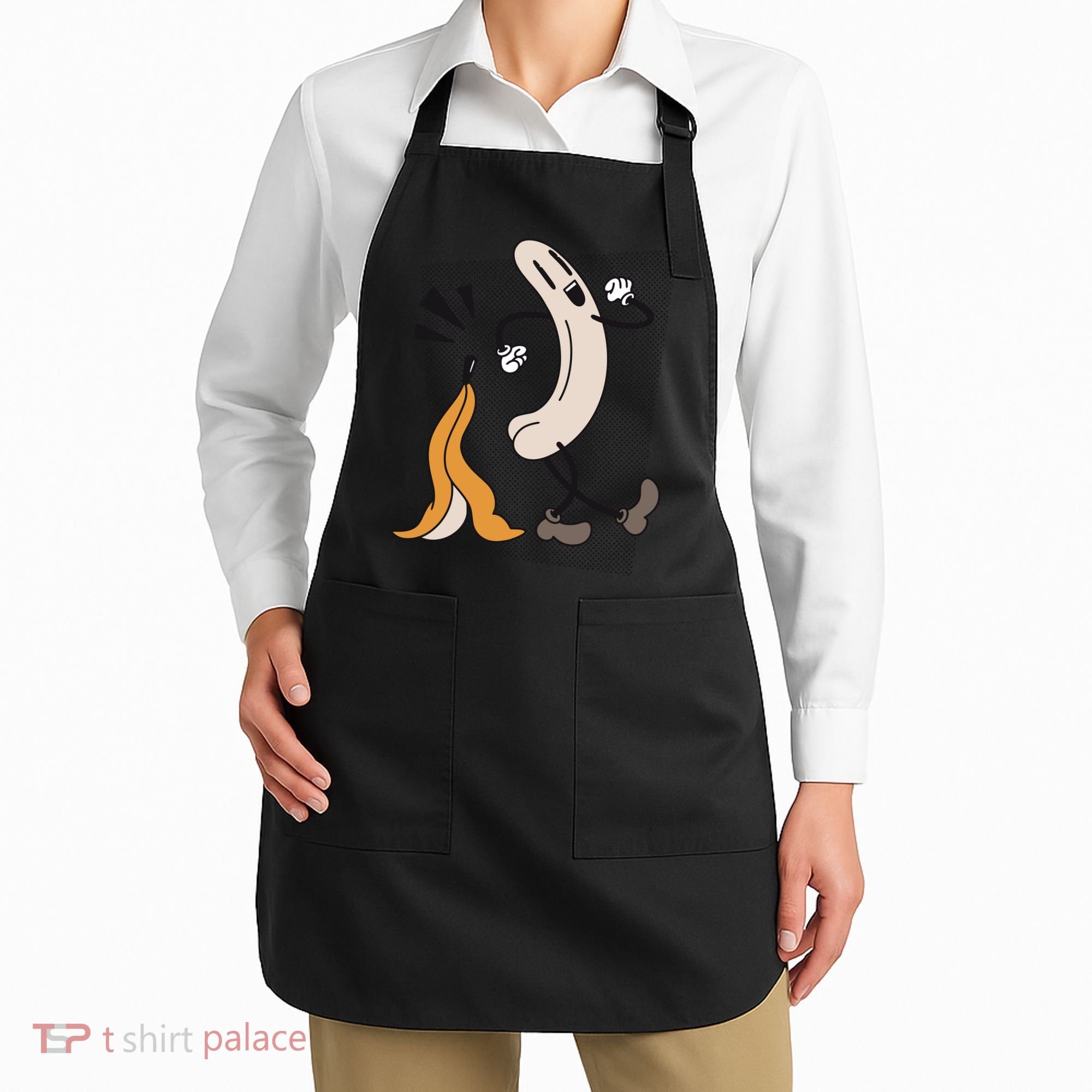 Naked Banana Retro Cartoon Apron