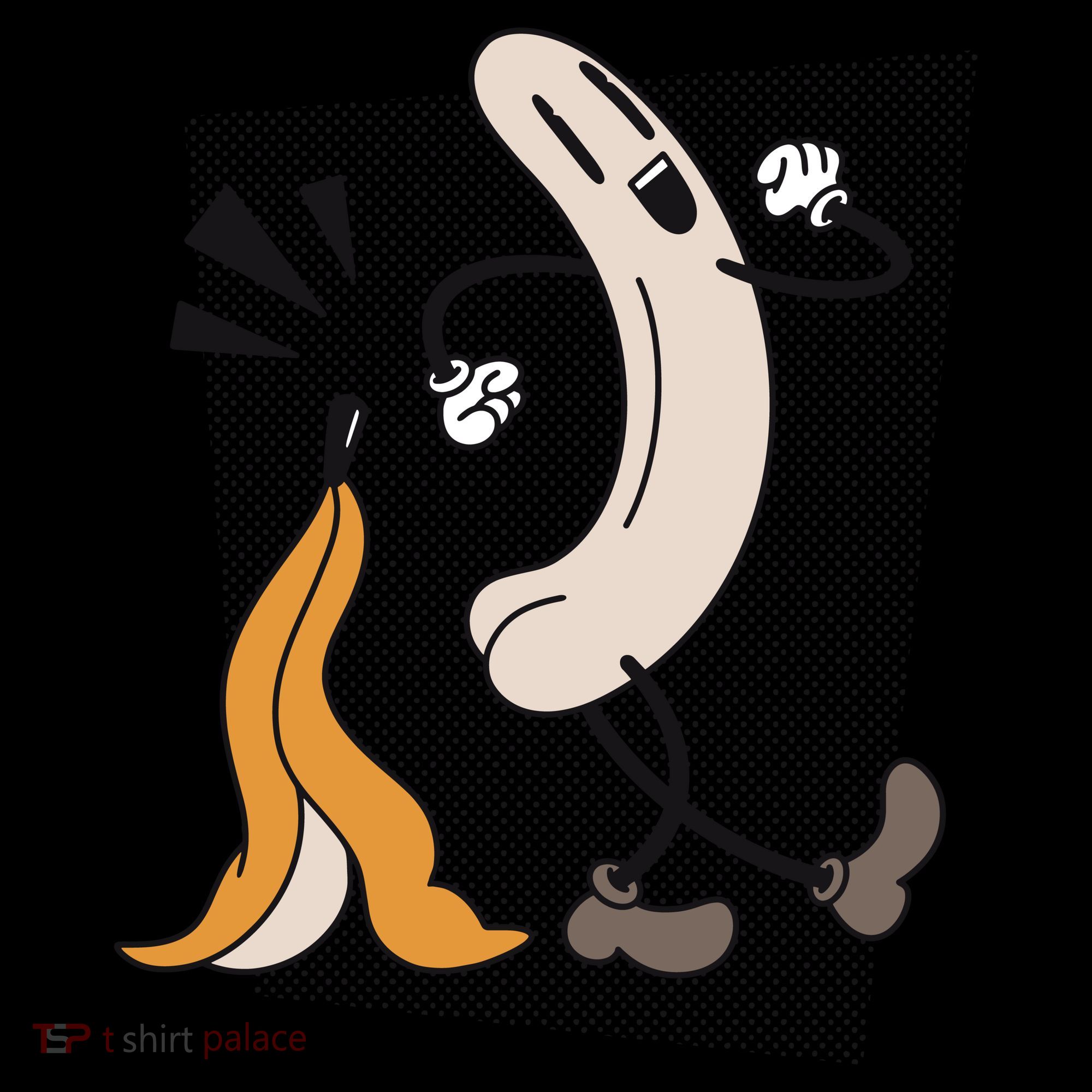 Naked Banana Retro Cartoon Coffee Mug