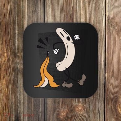 Naked Banana Retro Cartoon Coaster