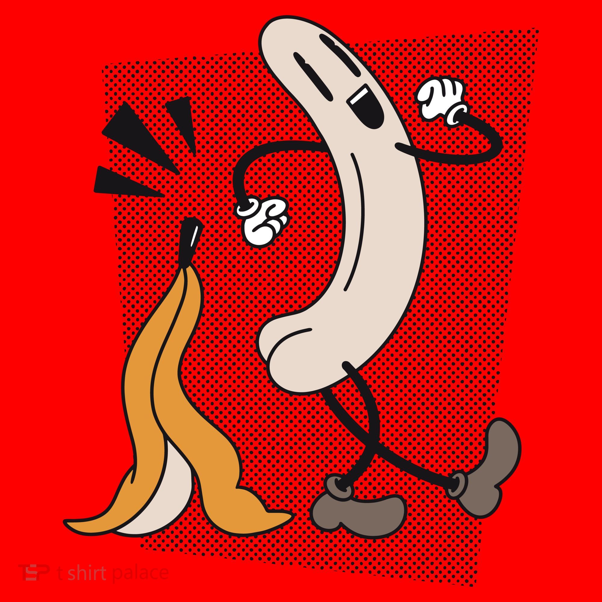 Naked Banana Retro Cartoon Santa Hat
