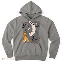 Naked Banana Retro Cartoon Hoodie thumb 0