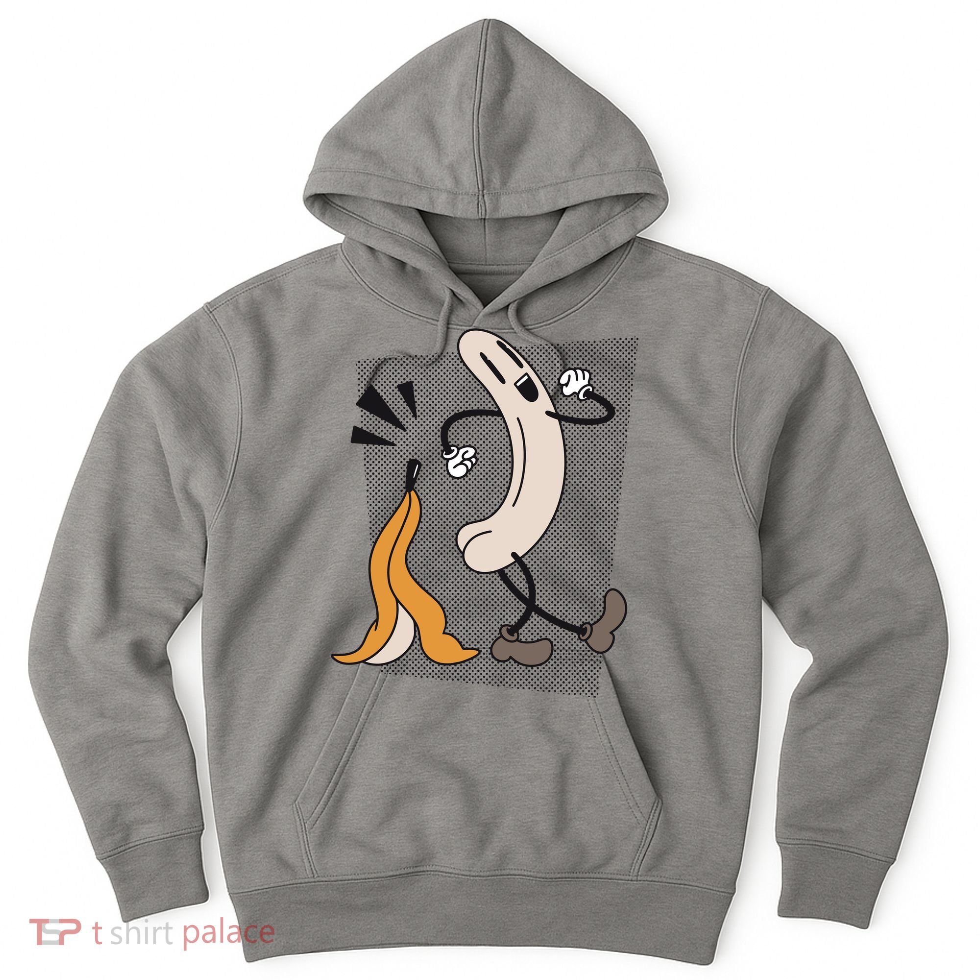 Naked Banana Retro Cartoon Hoodie