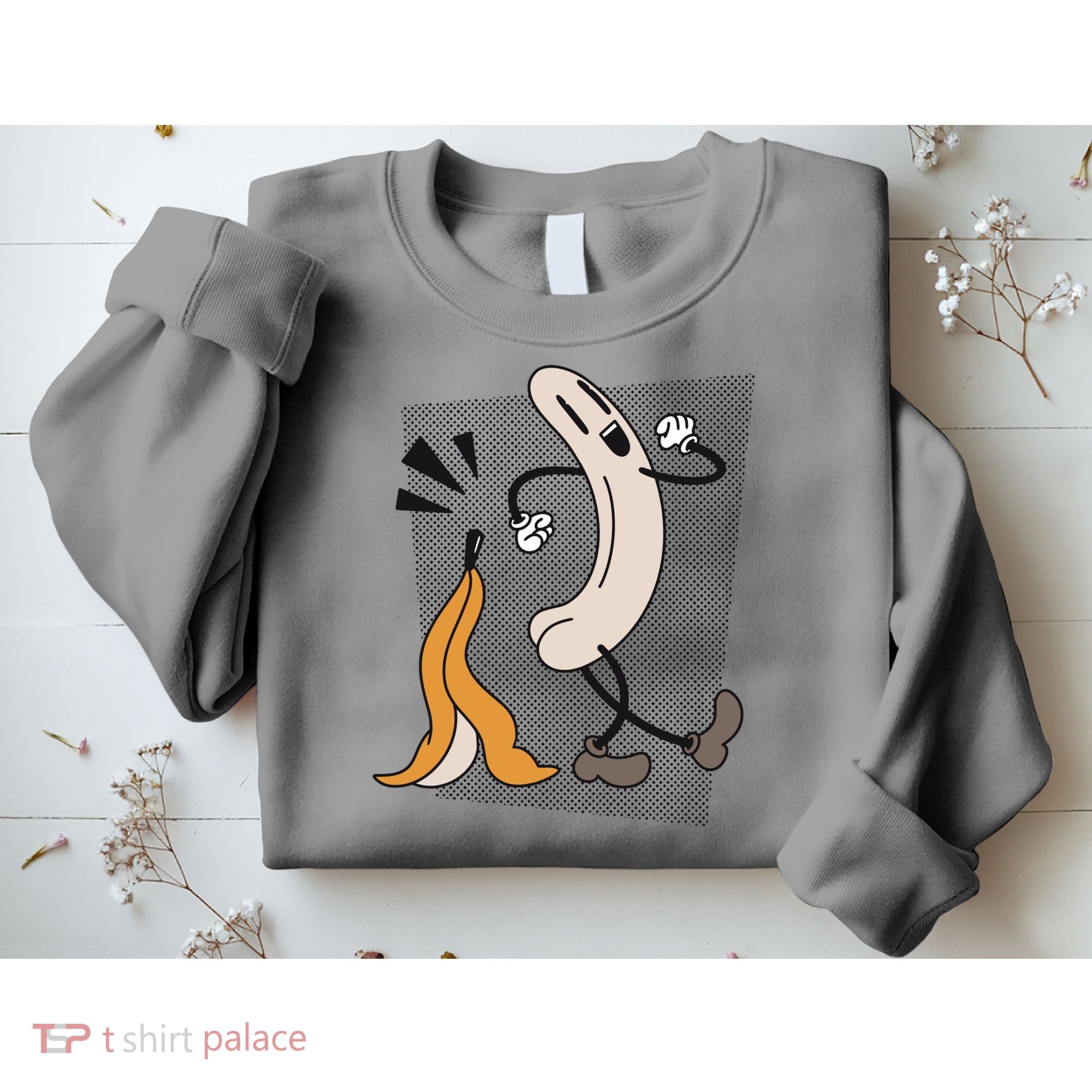Naked Banana Retro Cartoon Sweatshirt