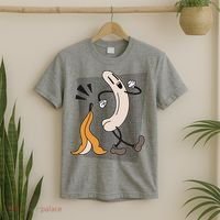 Naked Banana Retro Cartoon T-Shirt thumb 2