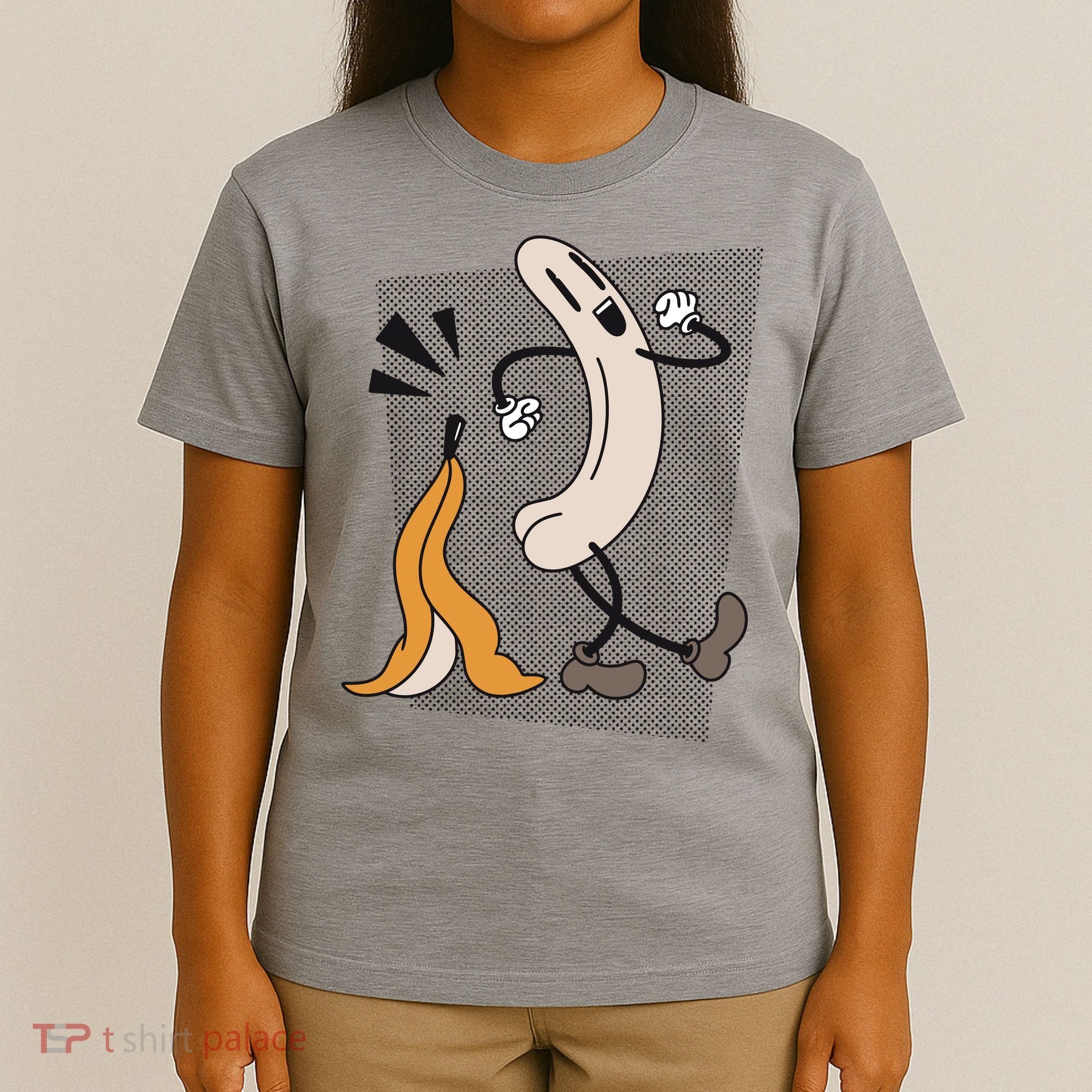 Naked Banana Retro Cartoon T-Shirt