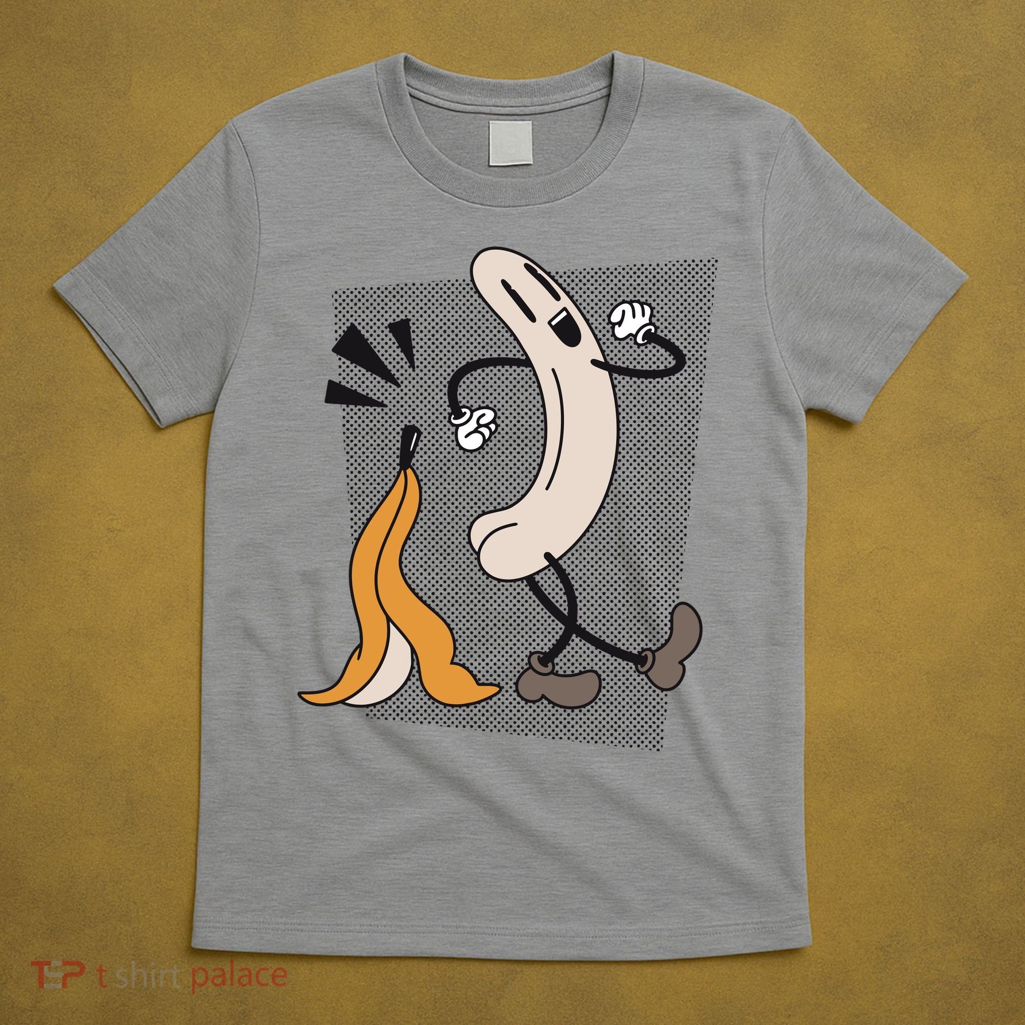 Naked Banana Retro Cartoon T-Shirt