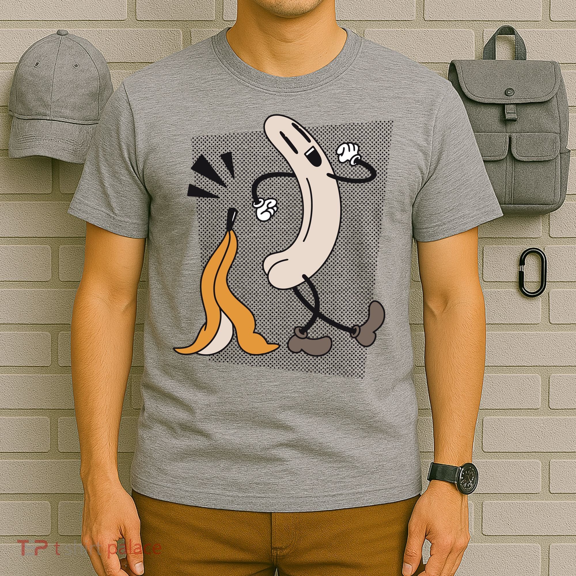 Naked Banana Retro Cartoon T-Shirt