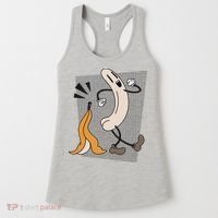 Naked Banana Retro Cartoon Women's Tank Top thumb 0