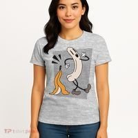 Naked Banana Retro Cartoon Women's T-Shirt thumb 4