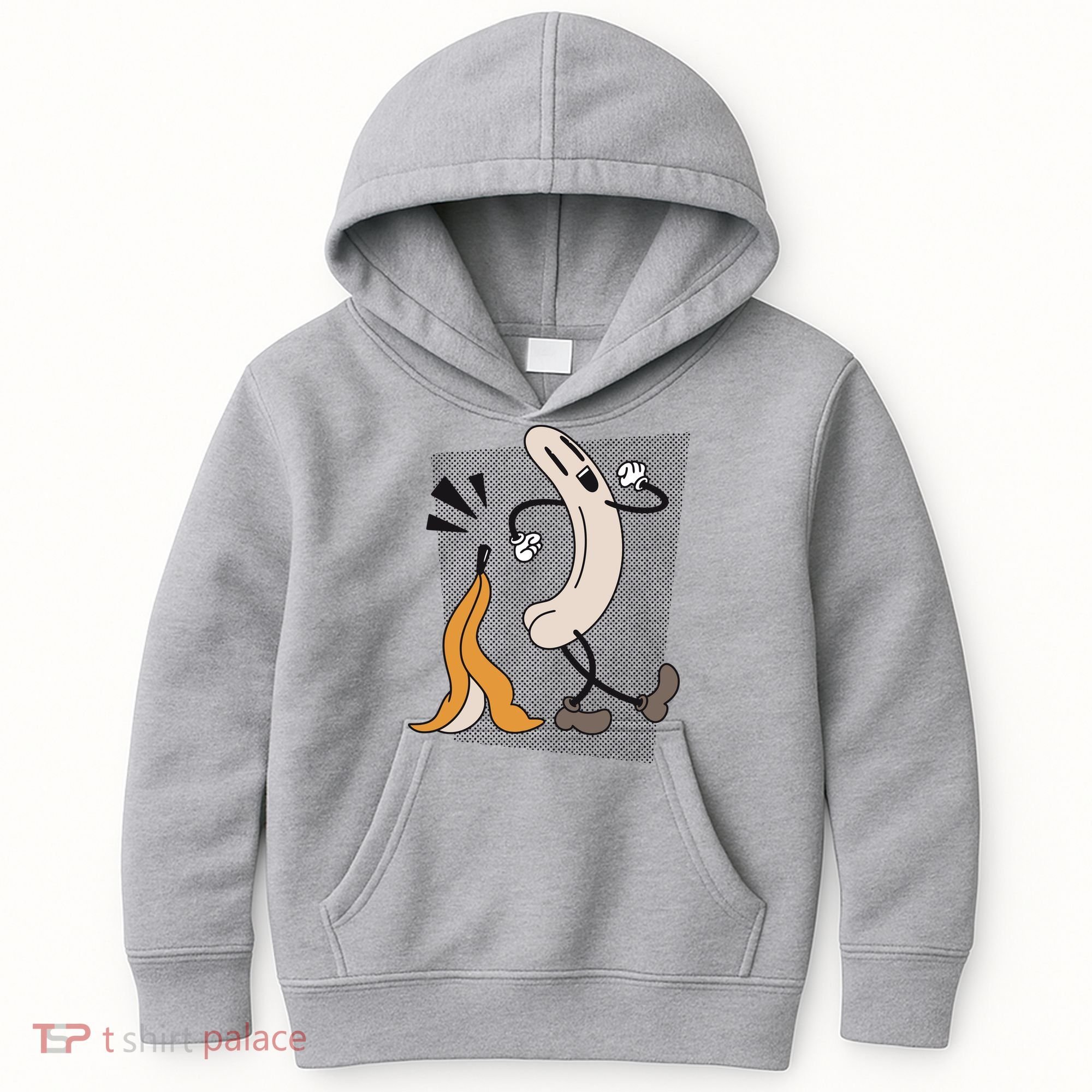 Naked Banana Retro Cartoon Kids Hoodie