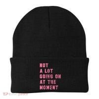 Not A Lot Going On At The Moment Pink Beanie thumb 0