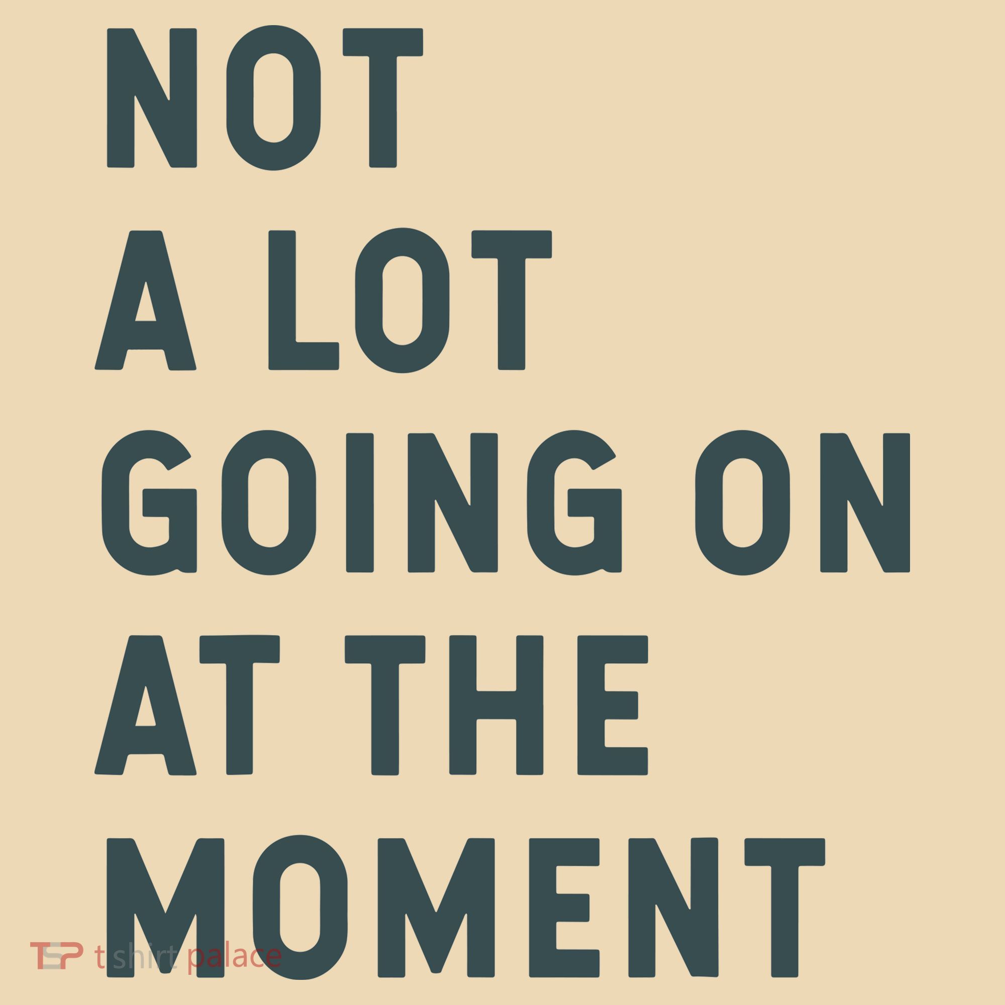 Not A Lot Going On At The Moment Humor Tote Bag
