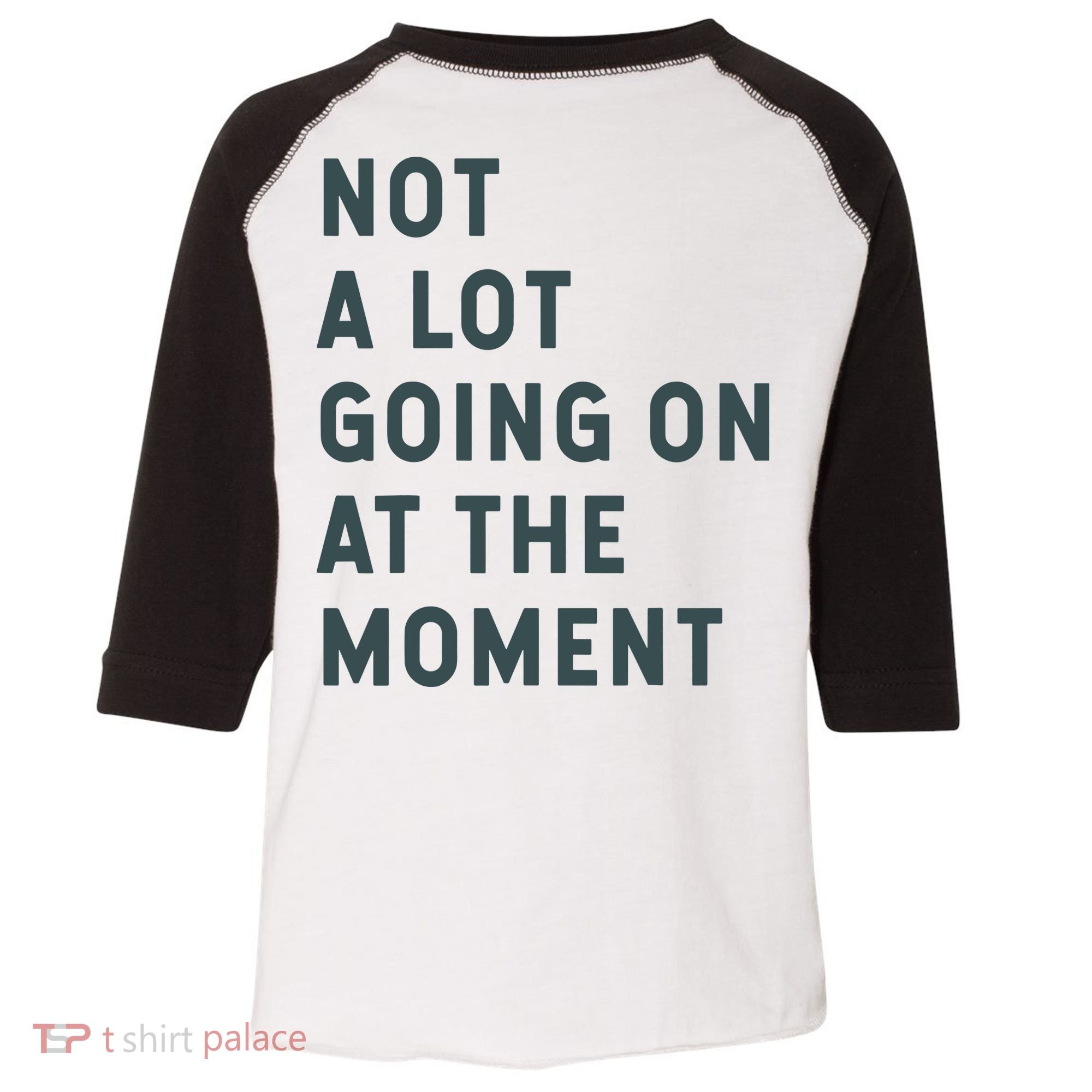 Not A Lot Going On At The Moment Humor Toddler Fine Jersey T-Shirt