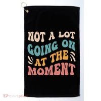Not a Lot Going on at the Moment Cool Retro Golf Towel thumb 0