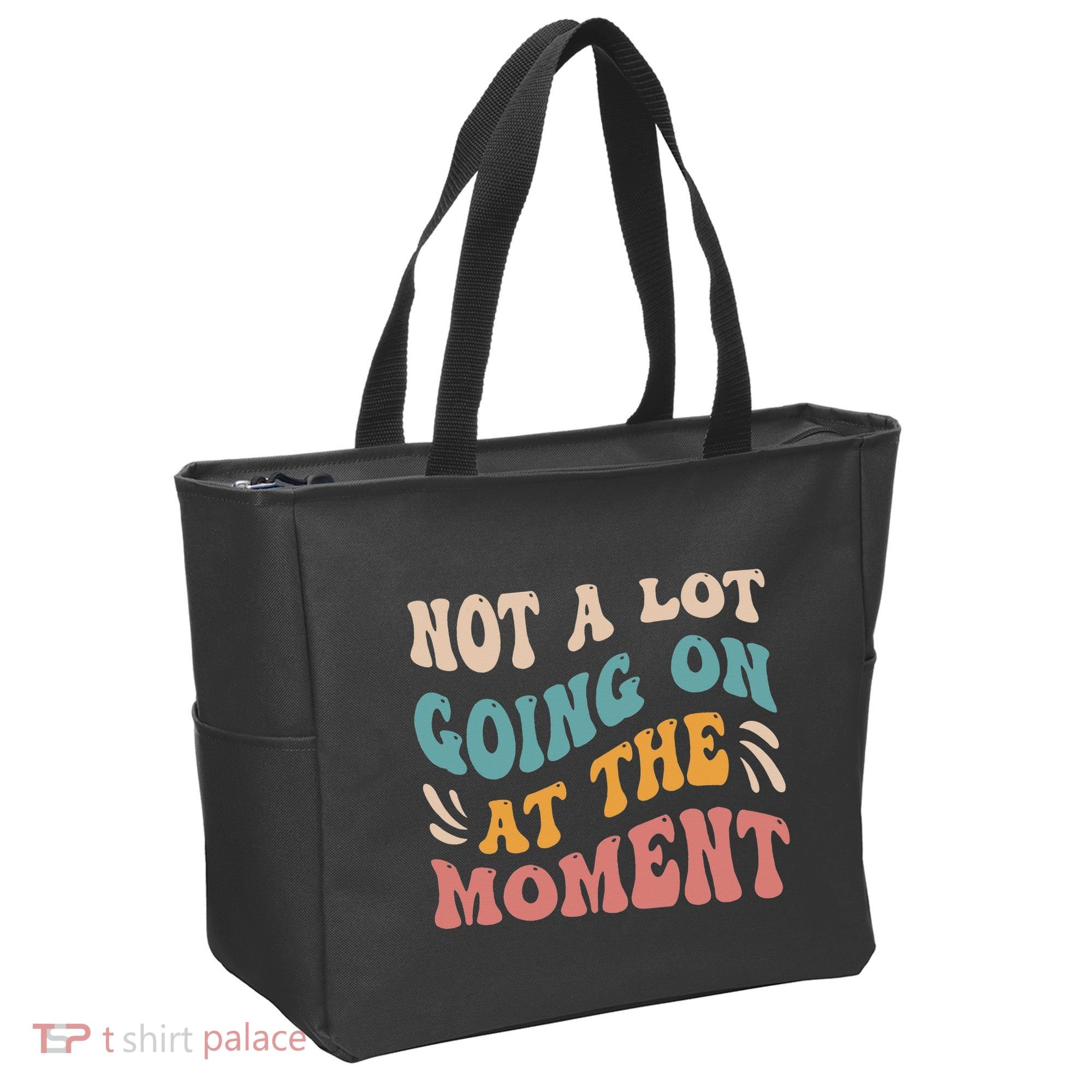 Not a Lot Going on at the Moment Cool Retro Tote Bag