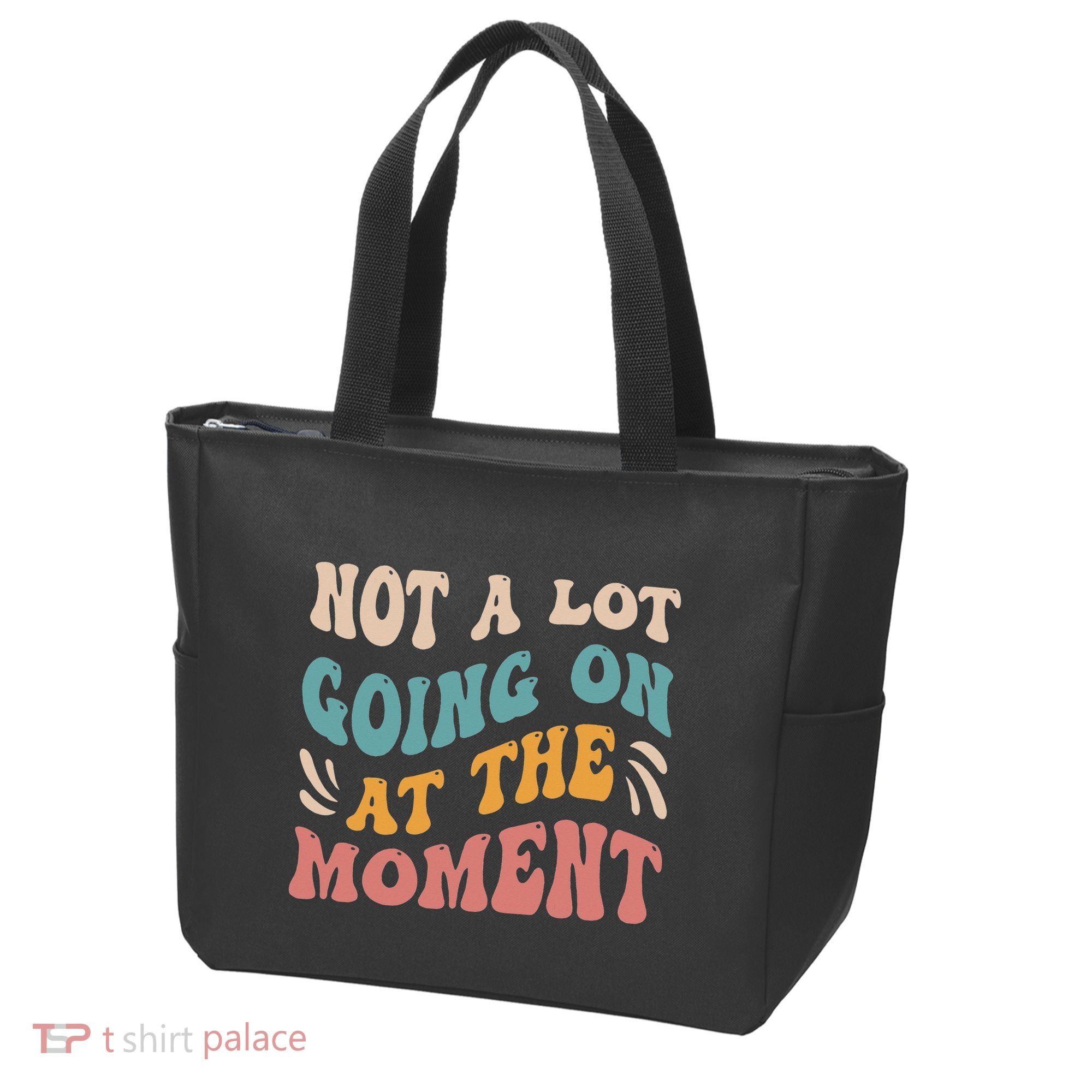Not a Lot Going on at the Moment Cool Retro Tote Bag