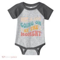 Not a Lot Going on at the Moment Cool Retro Infant Baby Jersey Bodysuit thumb 0