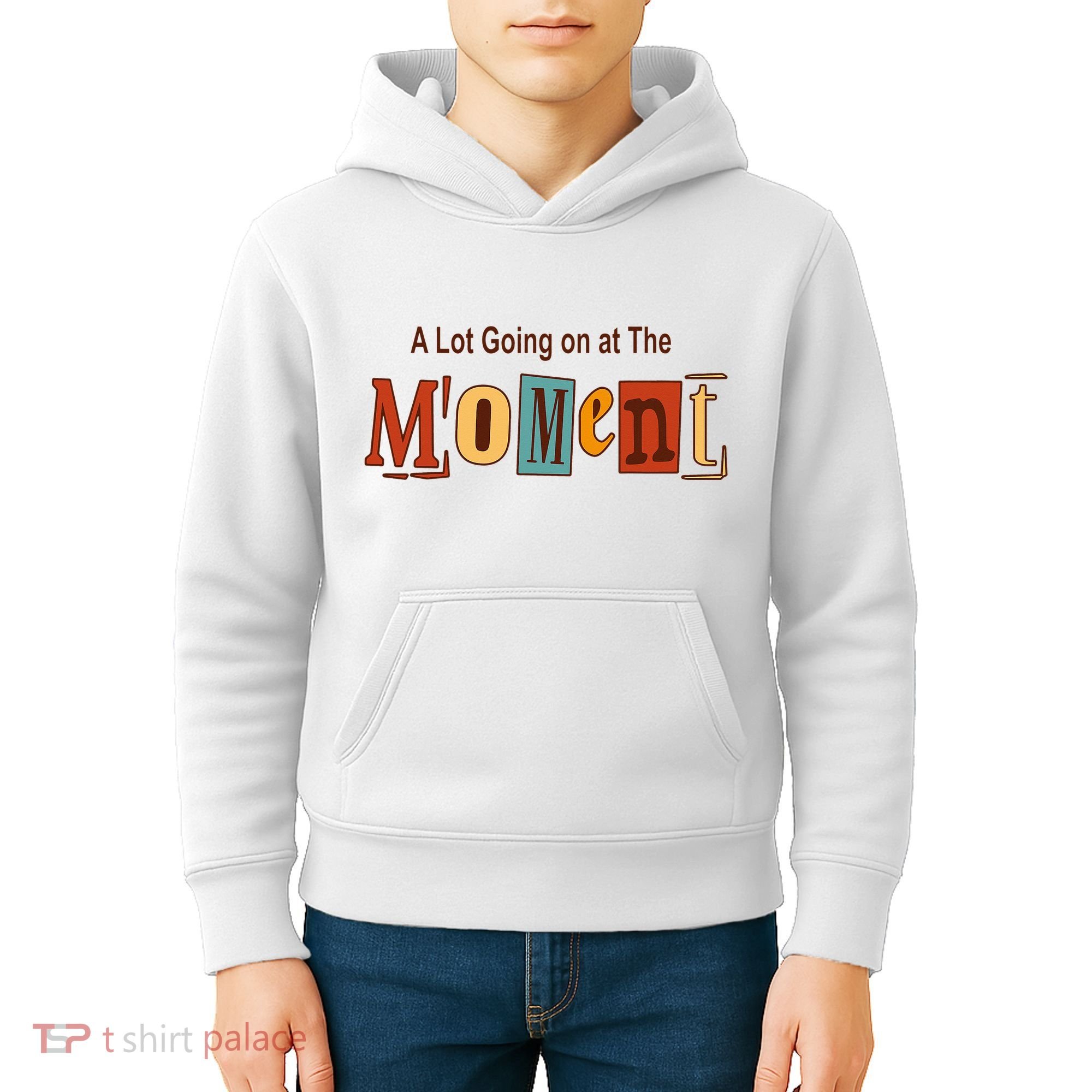 NOT A LOT GOING ON AT THE MOMENT Kids Hoodie