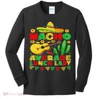 Nacho Average Lunch Lady Funny Cinco De Mayo Mexican Fiesta Kids Long Sleeve Shirt thumb 0