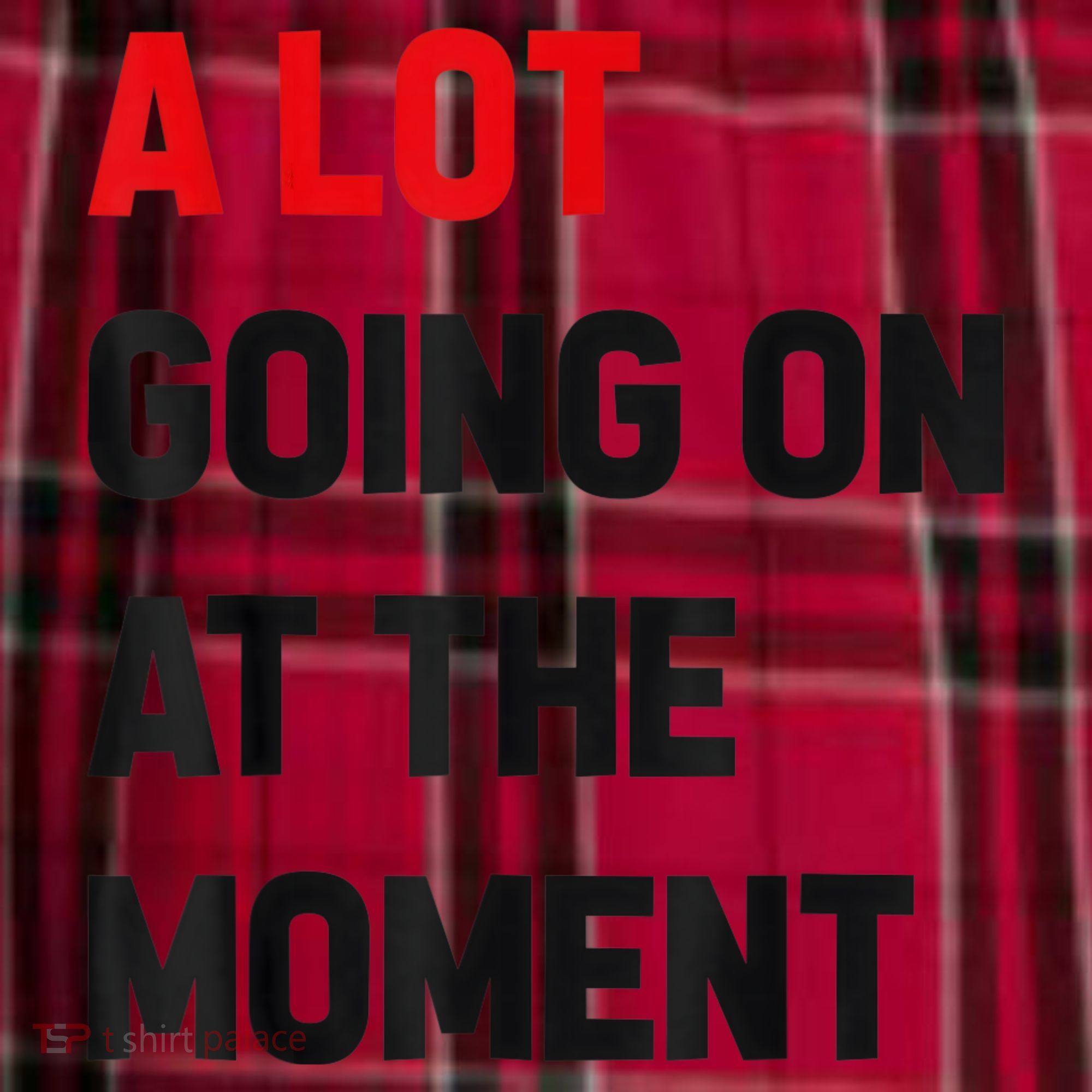 Not A Lot Going On At The Moment Men's Flannel Plaid Pajama Pants
